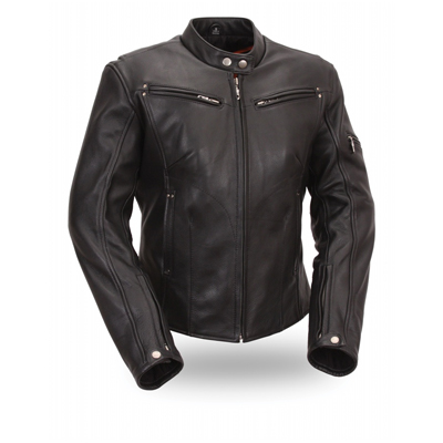 Women Leather Racing Jackets