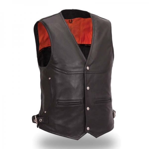 Motorbike Leather vest