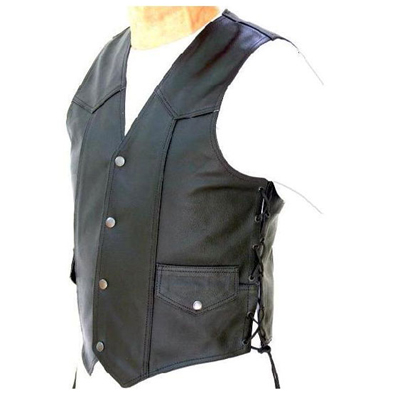 Motorbike Leather vest