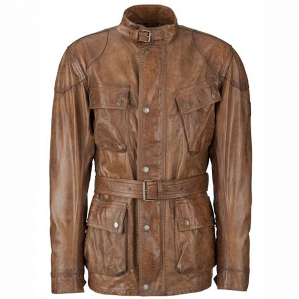 Men Leather Blazer